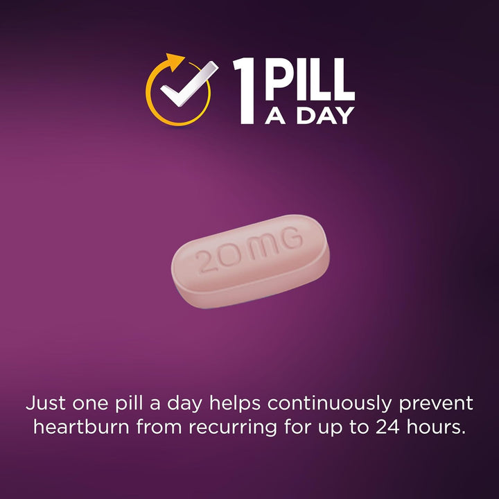 Control Heartburn & Indigestion Tablets for Acid Reflux Relief, Gastro-Resistant Esomeprazole Tablets, 20Mg, 14 Count