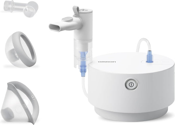 X105 Advanced All-In-One Compressor Nebuliser Machine for Both Adults and Kids, Compressor Steam Inhaler Machine for Treating Acute and Chronic Respiratory Conditions