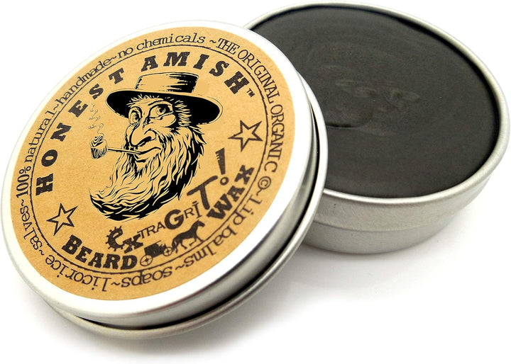 Extra Grit Beard Wax - All Natural and Organic - Hair Paste and Hair Control Wax