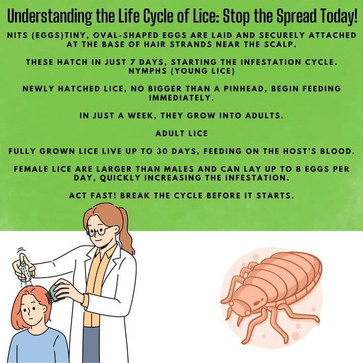 Escenti Head Lice Defence Kit 2X Kids Leave in Conditioner Spray 125Ml with Tea Tree for Lice Prevention and  Nit Comb for Tangle Free Hair