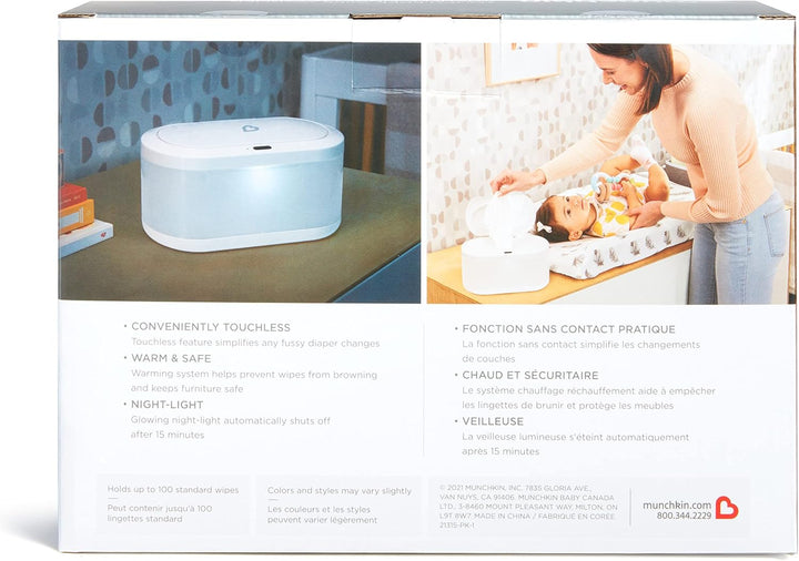 Touch Free Baby Wipe Warmer with Nightlight & Motion Sensor