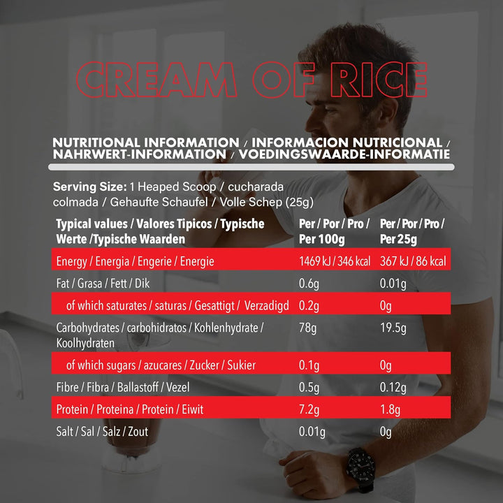 Cream of Rice 2Kg - 80 Servings (Strawberry Cheesecake)