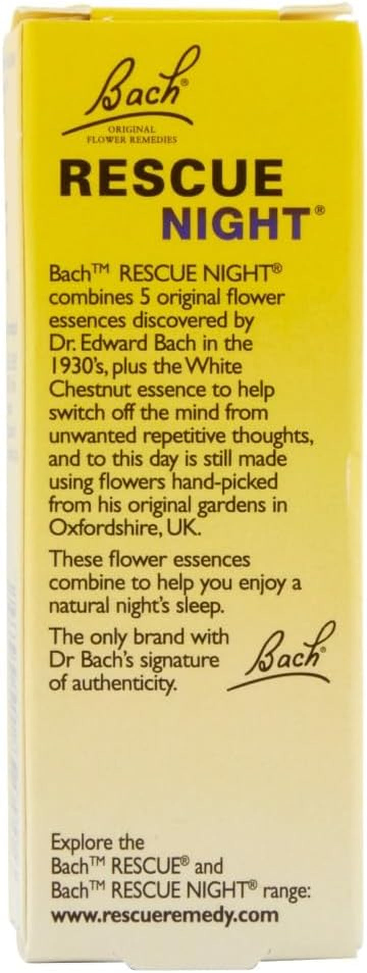 Night Dropper | Aid a Natural Night'S Sleep | Bach Original Flower Essences | Easy-To-Use 10Ml Dropper | Help Switch off Repetitive Thoughts for Restful Sleep​