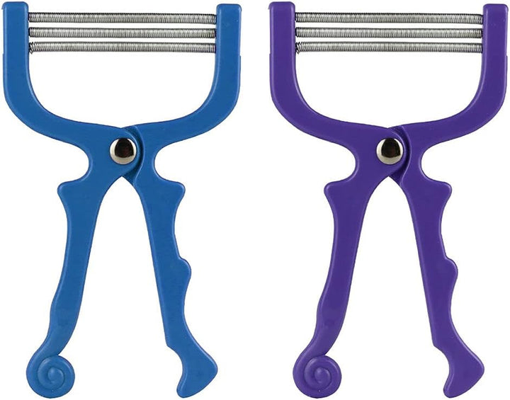 2 Pieces Handheld Facial Hair Removal Threading Beauty Epilator Tool Removal Threader Remover Spring Facial Hair Epilator Use for Women Face Hair Removing Beauty Tools Random Color