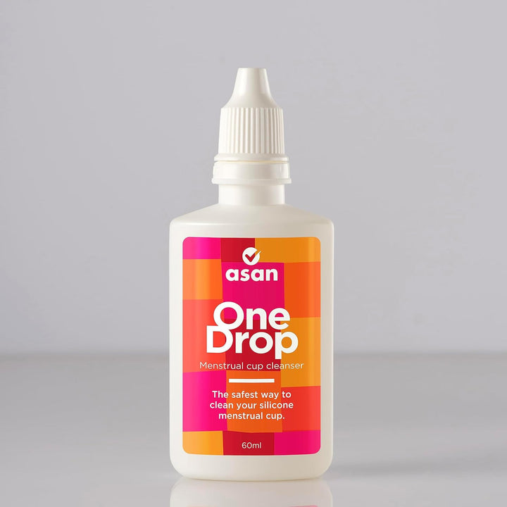 Onedrop Menstrual Cup Cleanser, 60 Ml | a Natural & Safe Way to Wash Your Cups | Portable Travel Bottle for Hygiene on the Go | Steriliser to Remove Odour & Stains | Eco-Friendly Period Product