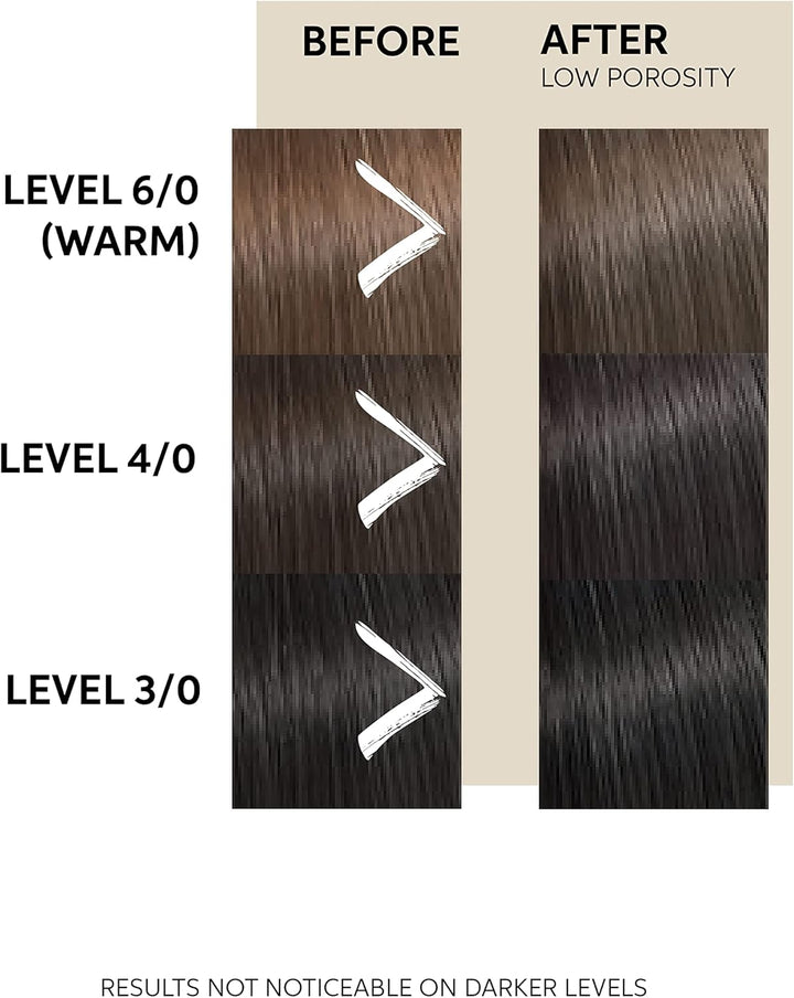 Color Fresh Mask Temporary Color Refresh Treatment, Semi Permanent Hair Dye, Hair Gloss Treatment for Brown Hair, Cool Espresso 150Ml