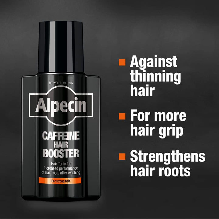 Caffeine Hair Booster with New Fragrance 2X 200Ml | against Thinning Hair | Natural Hair Growth for Men | Energizer for Strong Hair | Hair Care for Men Made in Germany