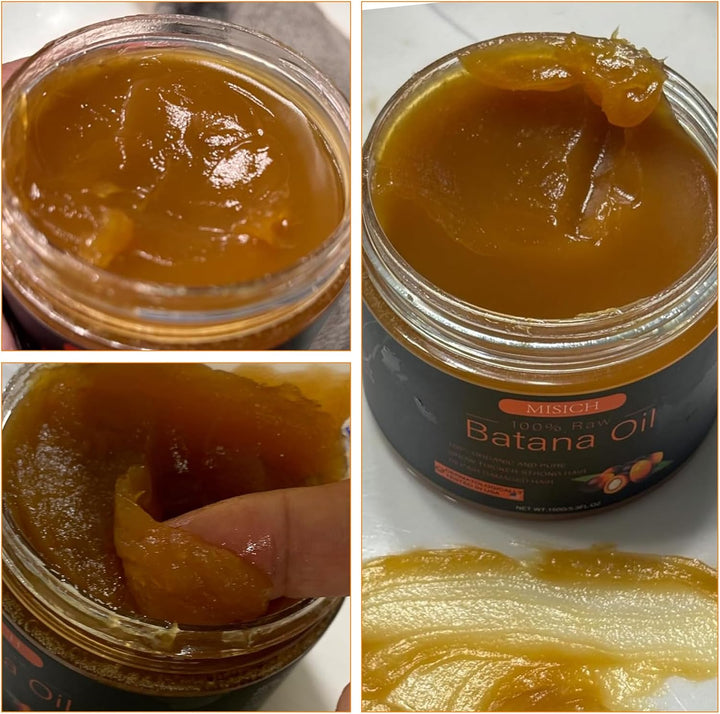 Raw Batana Oil for Hair Growth, 100% Natural Pure Botana Oil Paste, Unrefined Organic Batana Hair Growth Oil for Prevent Hair Loss, Enhances Hair Thickness for Men & Women 5.3 Oz