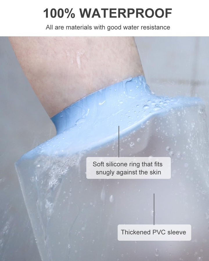 Waterproof Cast Cover Arm, Plaster Cast Waterproof Cover Arm, Cast Cover for Shower Arm Cast Waterproof Cover, Soft Comfortable Arm Cast Cover for Swimming, Reusable Cast Protectors