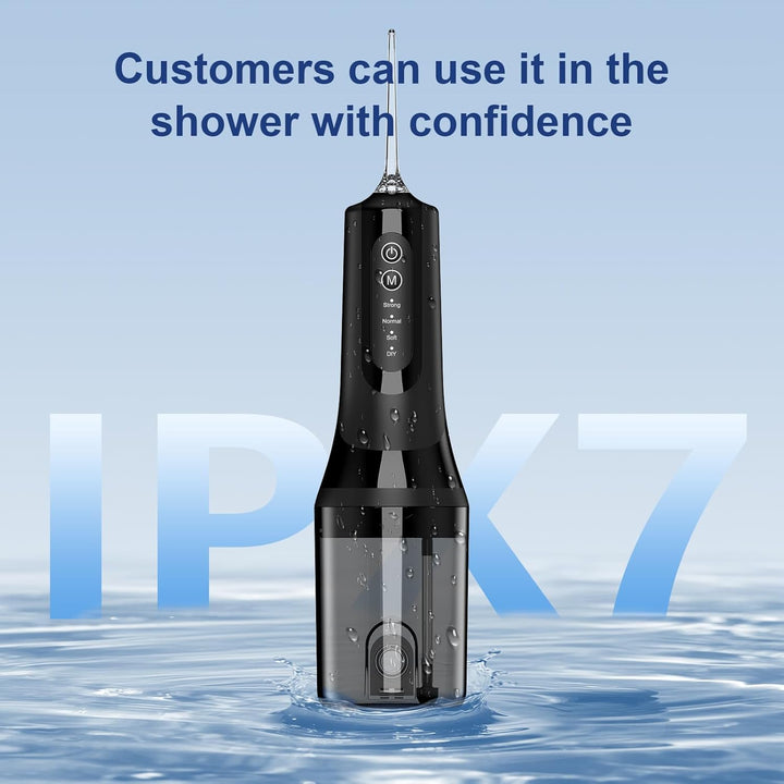 Water Flossers for Teeth Cordless, 2025 Upgrded Water Dental Flosser Remover with 5 Jet Tip and 4 Modes, Irrigator Dental with Ultra-Long Standby, Lp7 Waterproof Electric Flossers for Tavel and Home