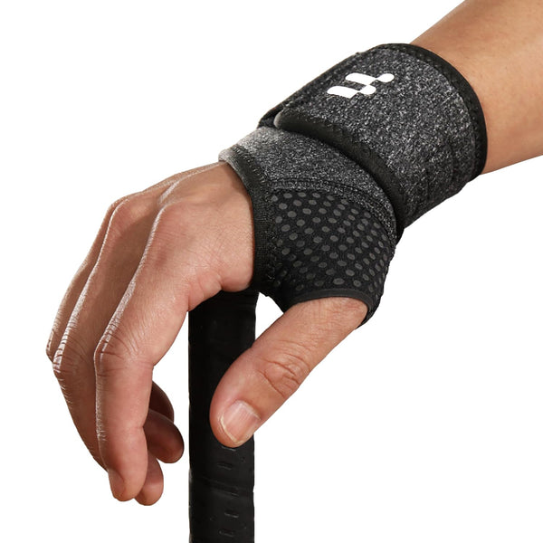 Wrist Support Strap with Soft Thumb Opening for Mild Carpal Tunnel Tendonitis Arthritis Sprains, Compression Hand Support for Women Men, Wrist Brace for Sports Work Typing Sleeping(Right)