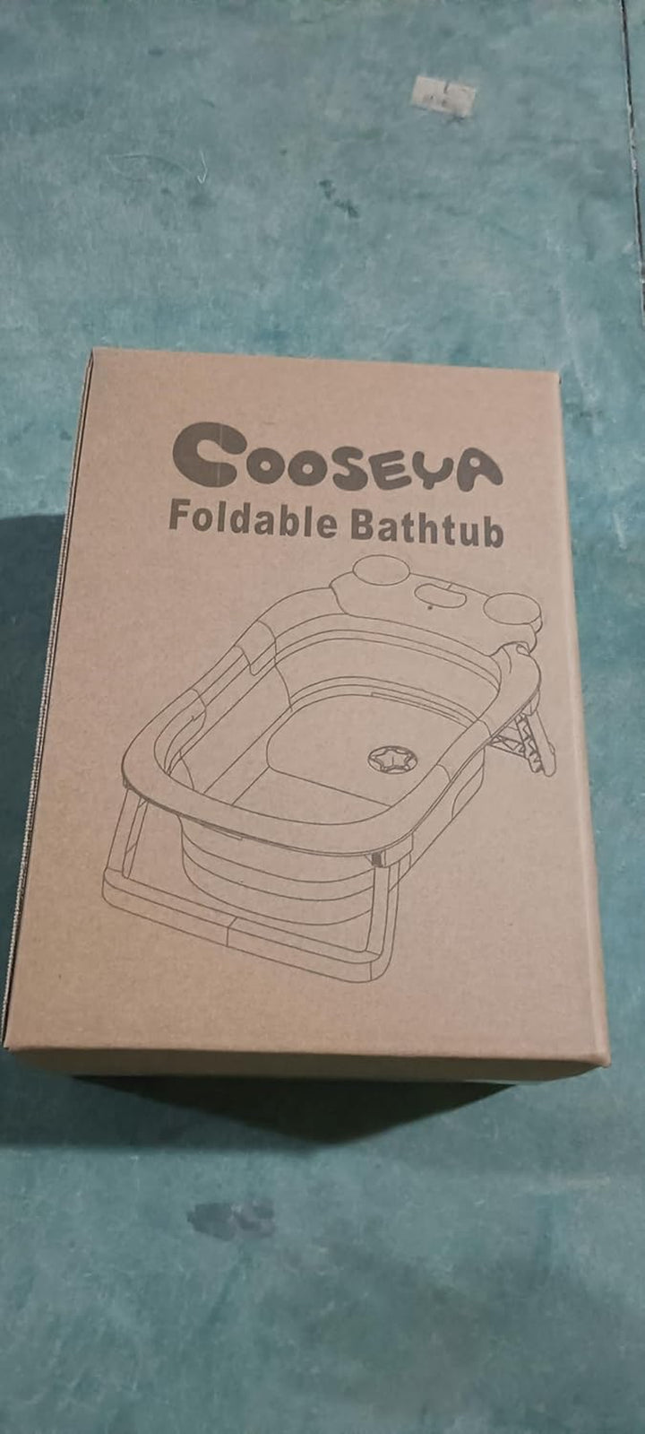 Foldable Baby Bath Tub for Newborn, Collapsible Baby Bathtub with Soft Support Cushion (0-18Months), Baby Shower for Infant to Toddler Gift, Travel Outdoor Design (Green)