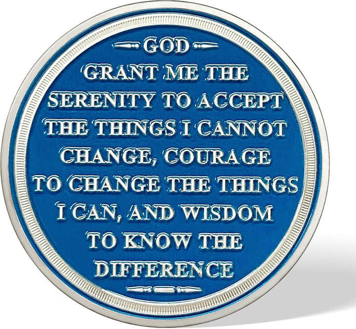 2 Months Sobriety Coin Farewell Alcohol Sobriety Chip Alcoholics Anonymous Medallion Sun Chips AA Chips and Medallion Serenity Prayer Coin Recovery Coins Anniversary Token Sober Gifts for Men Women