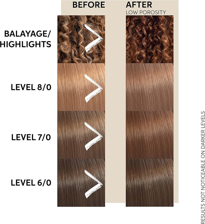 Color Fresh Mask, Temporary Colour Refresh Treatment, Semi-Permanent Hair Dye, Hair Gloss Treatment for Brown Hair