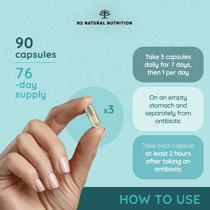 Probiotics 150 Billion CFU – 20 Multi Strains with Prebiotic, Inulin & Zinc – High Strength Vegan Supplement – Gastro Resistant Capsules – 76 Day Supply –