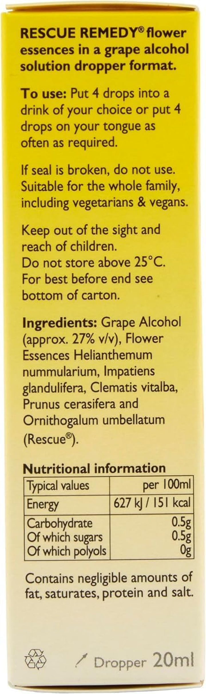 Remedy Comfort & Reassure Dropper (20Ml) Promotes Calm, Support in Times of Emotional Demand, Natural Emotional Wellness, Flower Essences, Support in a Stress Full Moment