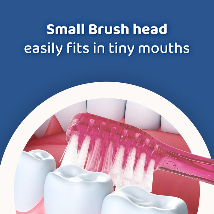 Disney Minnie Mouse Flashing Toothbrush for Kids with 2 Minute Flashing Light, Soft Rounded Bristles, and Comfortable Handle Grip for Children Ages 3+