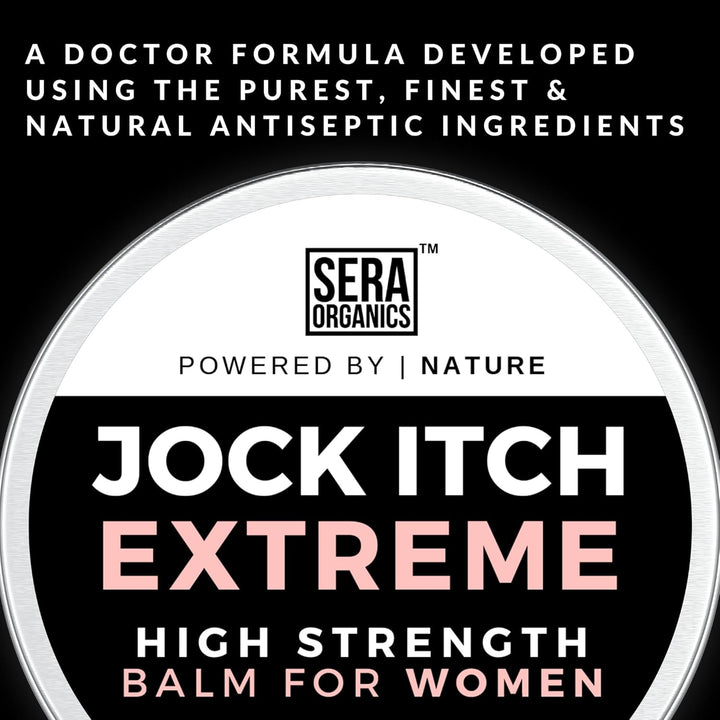 Jock Itch Treatment for Women - Antifungal Cream, Skin Jock Itch Treatment anti Fungal Soothing Cream - Maximum Strength - Made in the UK - All Natural (30Ml) by