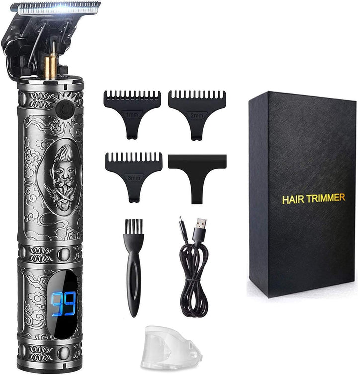 Hair Clippers for Men, Beard Trimmer, Zero Gapped T-Blade for Hair Cutting, Cordless Trimmers Professional Barber, Liners Clipper Haircut