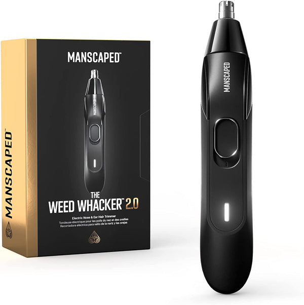 ® Weed Whacker® 2.0 Electric Nose & Ear Hair Trimmer – 7,000 RPM Precision Tool with Rechargeable Battery, Wet/Dry, Easy to Clean, Improved Stainless Steel Replaceable Blade