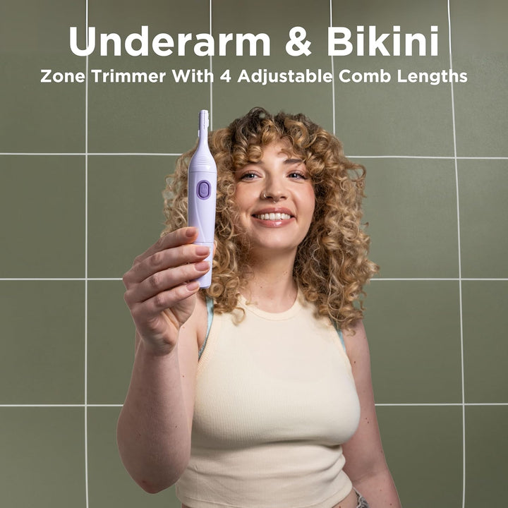 Intuition Perfect Finish 4-In-1 Styler and Trimmer for Women Multi-Zone Hair Removal 7 Attachments Included