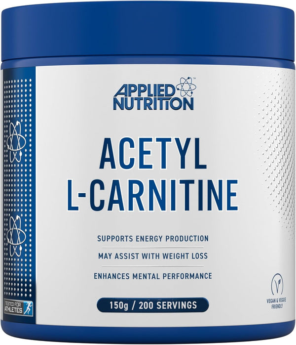 L-Carnitine Powder - Carnitine Supplement, Metabolism Support, High Strength, Energy Boost & Weight Management (150G - 200 Servings)