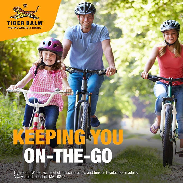 White Ointment (30G), Effective Herbal Pain Relief, for Muscle Aches & Tension Headaches in Adults