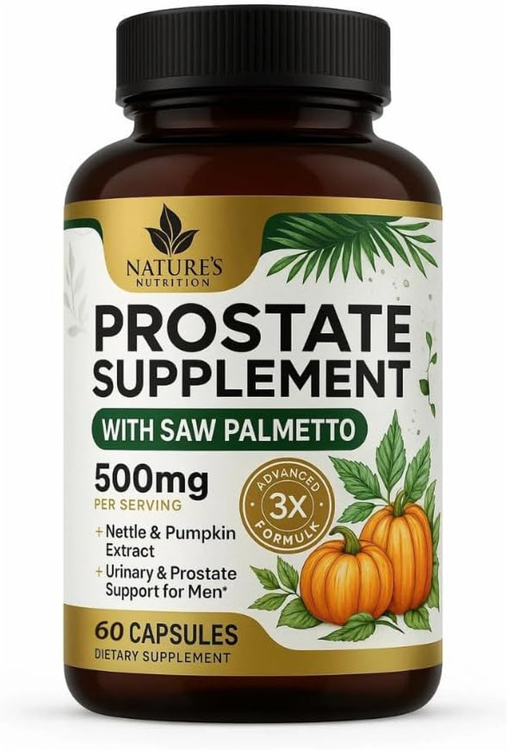 Natural Prostate Support Supplement to Promote Healthy Prostate Function Tablets/Capsules