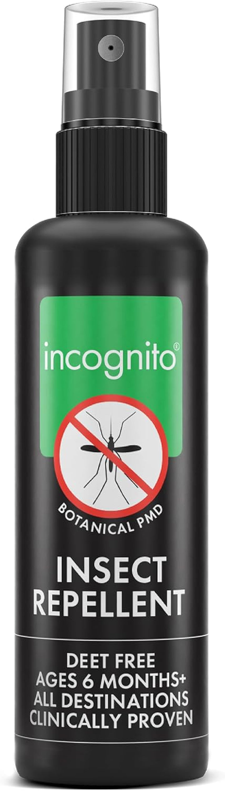 Insect Repellent Spray, 50Ml - Natural DEET Free, Shields from Wide Range of Biting Insects. Clinically Proven Protection from Ticks & Dengue Carrying Mosquitoes, Organic Mosquito Repellent
