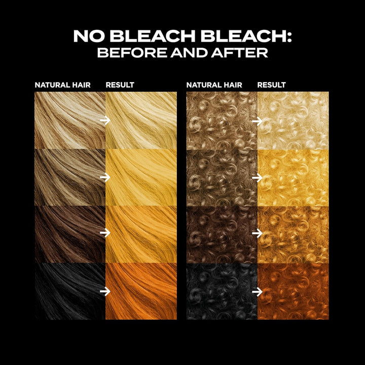 No Bleach Bleach - Persulfate-Free High Lift Tint for Gentle Lightening - Takes Hair up to 5 Shades Lighter - Suitable for All Hair Types - (Complete Kit)