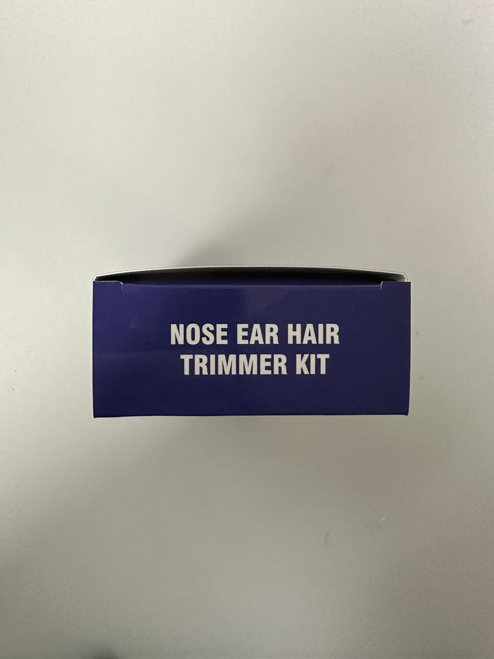 Rechargeable Nose Hair Trimmer for Men and Women, 3-In-1 Professional Painless Eyebrow and Facial Hair Trimmer, IPX7 Waterproof Nose Trimmer Men with Dual Edge Blades,Eyebrow Trimmer