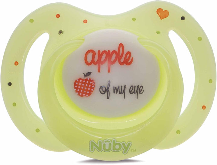 Nûby ID5887SFSN Green LM Little Moments Soothers (0-6 Months, Green