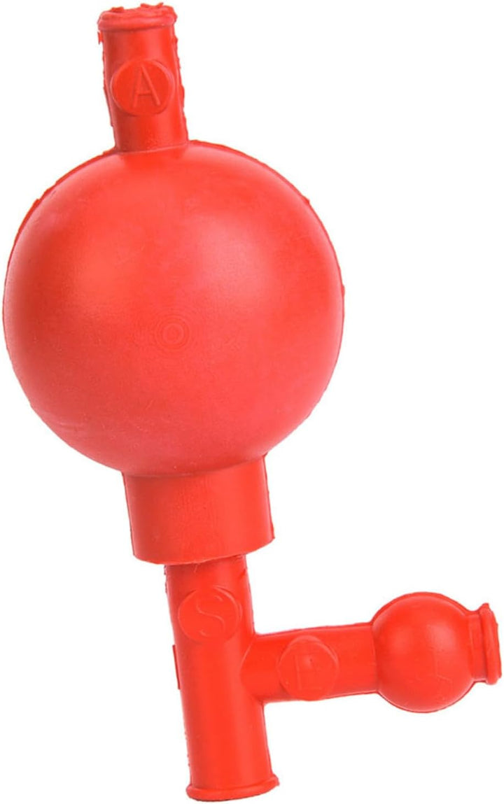 Resistant Red Quantitative Suction Bulb for Easy and Convenient Filling of Pipettes in the Laboratory