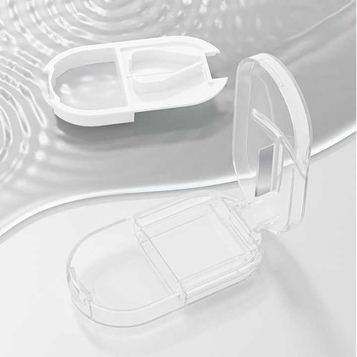 Pill Cutter Box | Portable Mini Pill Cutter Storage Box, Small Pill Box Medicine Supplement Pill Case Dispenser for Outdoor Travel