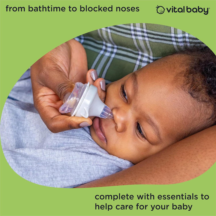 PROTECT Healthcare Kit for Baby - 3Pcs Room and Bath Thermometer, Nasal Aspirator, Body Digital Thermometer – Essential Newborn Baby Health and Safety