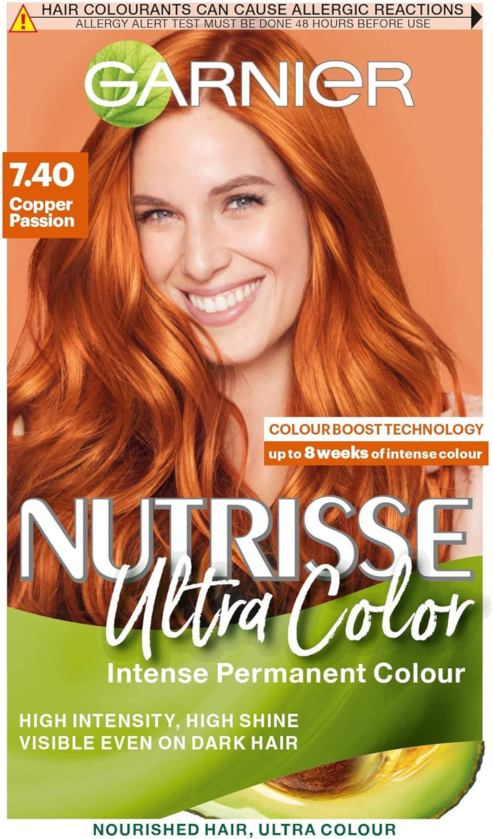Nutrisse Permanent Hair Dye, Natural-Looking, Hair Colour Result, for All Hair Types, 5 Mocha Brown
