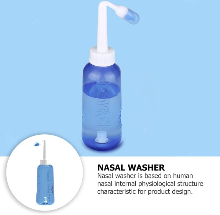 2Pcs Sinus Rinse Bottle Nose Cleaner Nasal Irrigator Nasal Flush Unique Construction