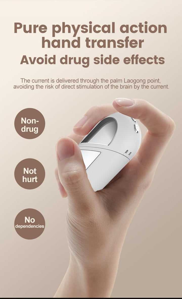 Microcurrent Sleep Aid Device – Portable Anxiety Relief for Adults, Heart-Shaped Handheld Insomnia Solution with Type-C Rechargeable Deep Sleep Enhancer​