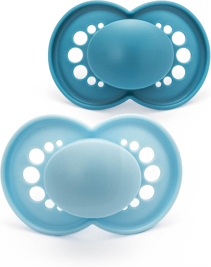 Original Soothers | 16 plus Months | Pack of 2 | Comes in Dummy Steriliser Box | Sustainable Materials | Baby Accessories | Pink (Various Designs)