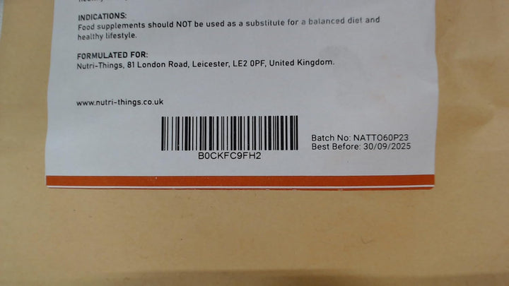 Pure Nattokinase Capsules - Natural Cardiovascular Support - 200Mg Pure Nattokinase from Fermented Soybeans - Enhanced with Psyllium Husk for Added Benefits - 60 Capsules