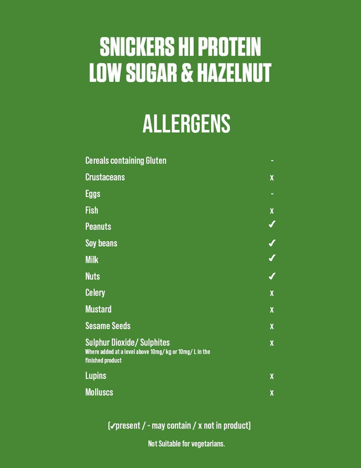 - High Protein Bars | Low Sugar, Only 2G of Sugar per Bar, Hazelnut and Milk Chocolate Flavour, 12 X 57G Box, 20G Protein