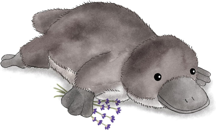 Plush Platypus Microwave Heat Pad, Hot or Cold Soft Toy with French Lavender Scent, Cuddly Soft Heat Cushion Suitable for Adults and Children