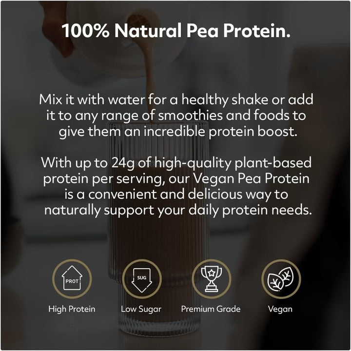 Protein Works - Pea Protein Isolate Protein Powder | 100% Plant-Based & Natural | Gluten Free | No Added Sugar | Salted Caramel | 500 G(Packaging May Vary)