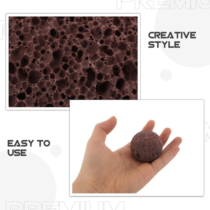 5Pcs Sauna Heater Volcanic Stones - Sauna Room Replacement Rocks for Heating - 4Cm Natural Steam Heater Rocks for Indoor Steam Rooms