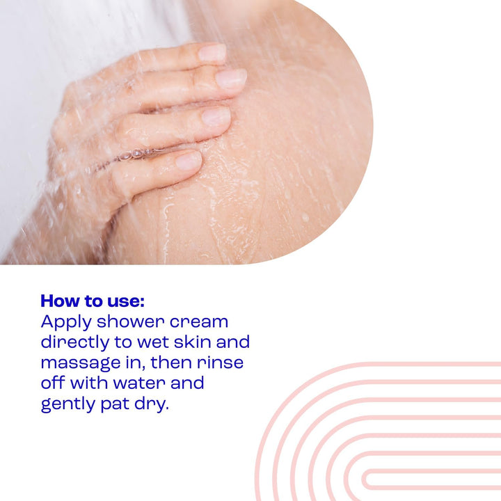 Shower Cream for Dry, Sensitive, and Itchy Skin - Moisturising Body Wash for Men and Women - Helps Maintain Skin Ph - Suitable for Eczema and Dermatologically Tested - 200 Ml