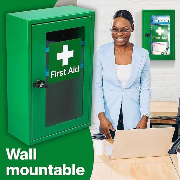 AED Defibrillator Wall Cabinet with Thumb Lock