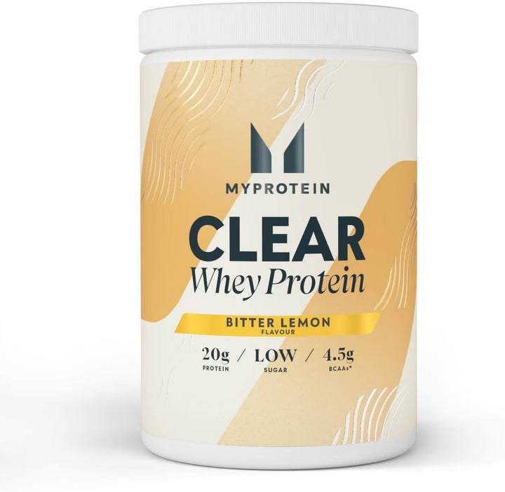 Clear Whey Protein Isolate Powder - Peach Tea - 488G - 20 Servings - Cool and Refreshing Whey Protein Shake Alternative - 20G Protein and 4G BCAA per Serving