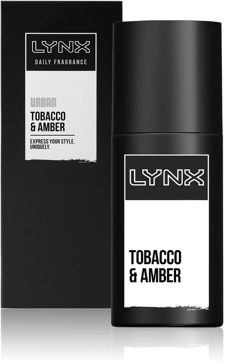 Urban Daily Fragrance Precision Pump Body Spray with Tobacco & Amber Fragrance 3 Pack of 100Ml