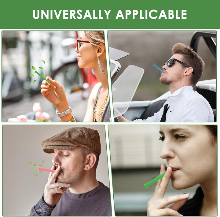 3 Pcs Silicone Chew Tubes Breathing Sticks with Essential Oil for Soothing the Senses and Aiding Concentration