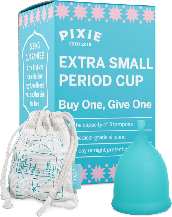 2 Soft Menstrual Cups - Ranked 1 for Most Comfortable Reusable Period Cup - Buy One We Give One - Includes Ebook Guide, Wipes, Lube, & Storage Bag - Tampon and Pad Alternative